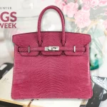 Replica Hermes Fuchsia Crocodile Birkin: Luxury Look for Less